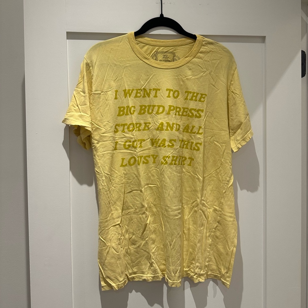 Big Bud Press Yellow Store T-Shirt